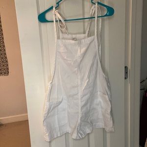 Women’s Aerie Small white overalls